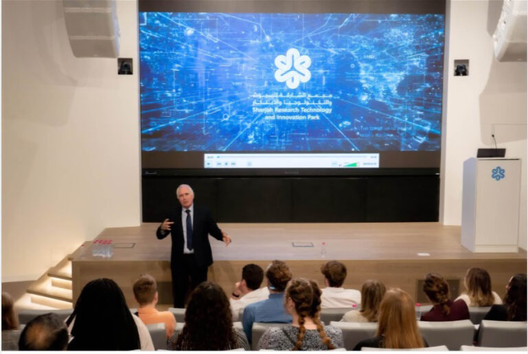 Students of Ivy College of Business tour vibrant startup hub